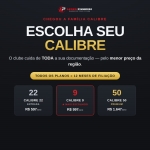 Capa da notícia Chegou a família CALIBRE — planos de filiação Calibre 22, Calibre 9 e Calibre 50 do Clube de Tiro e Caça Leder Pinheiro