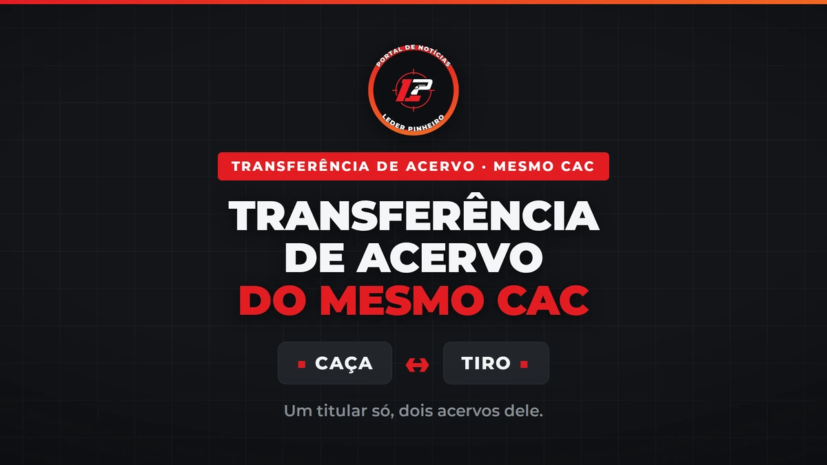 Transferência de acervo do mesmo CAC — Clube de Tiro Leder Pinheiro, Goiânia